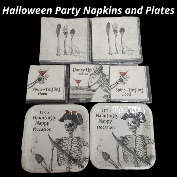 Hallmark Other - Halloween Party Napkins and Plates Set Unopened Hallmark Party NWT